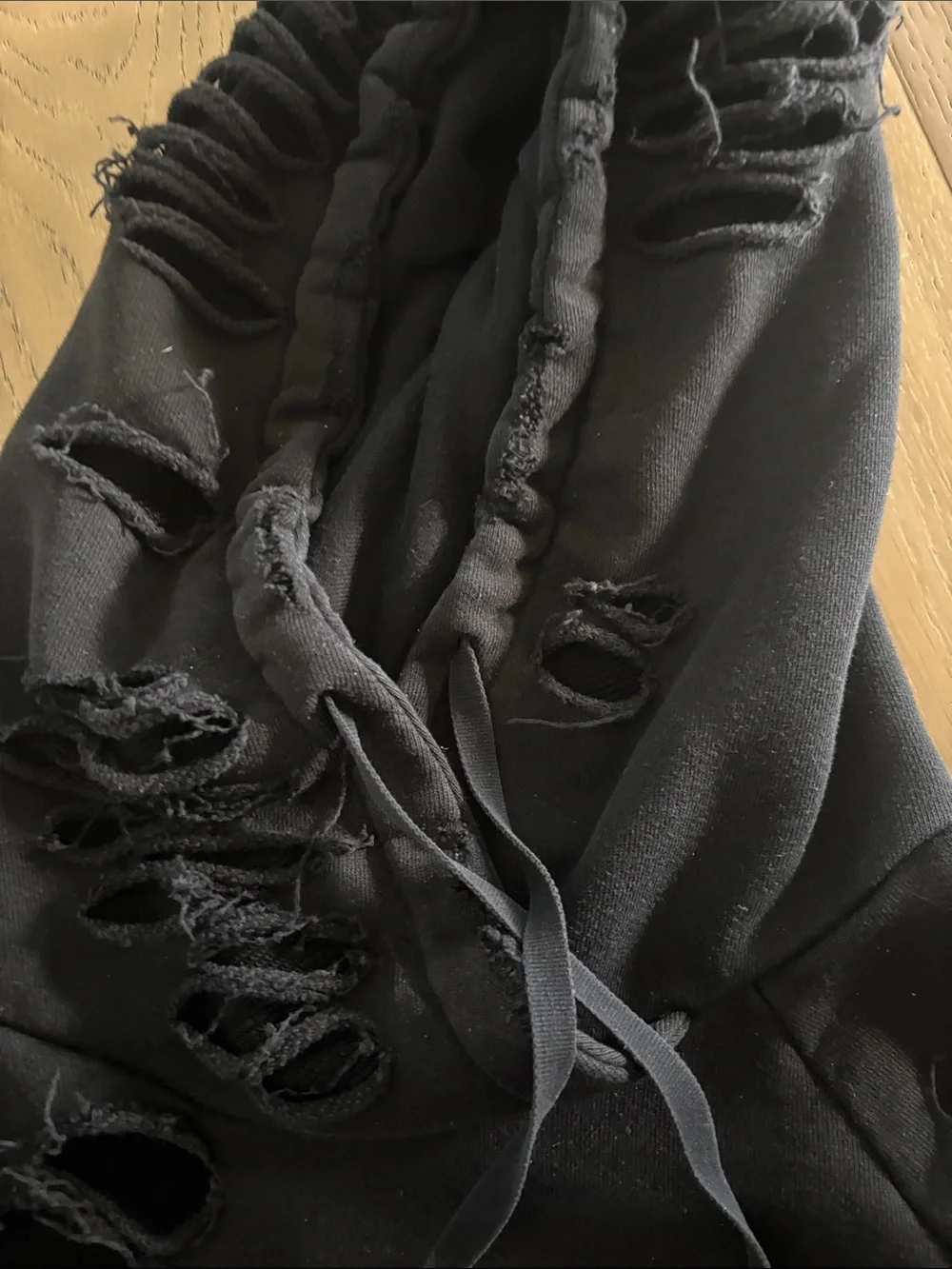 Alo Women's distressed hoodie sweatshirt